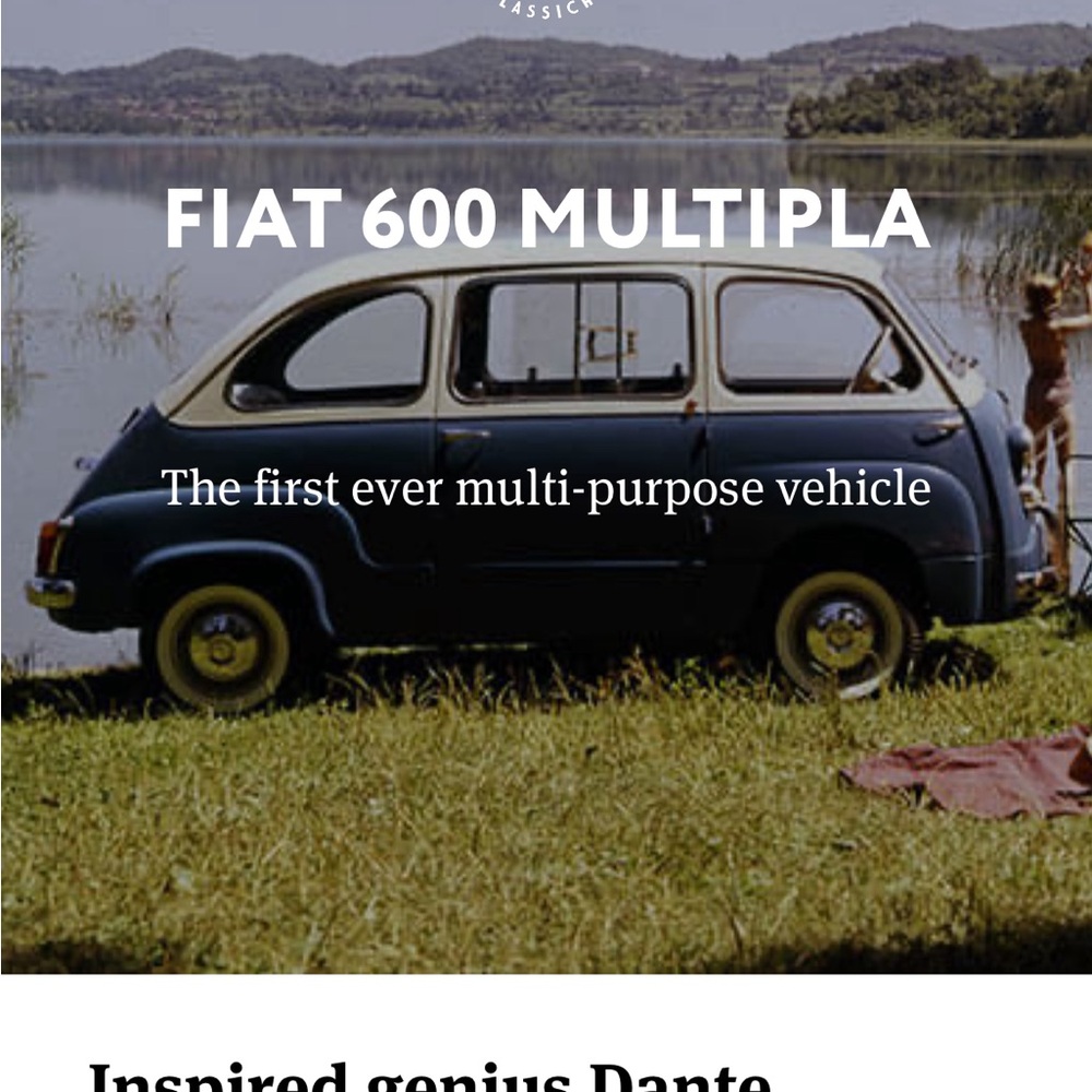 FIAT MULTIPLA ABARTH DIE CAST MODEL 750 Multipla 1960 - Picture 5 of 14